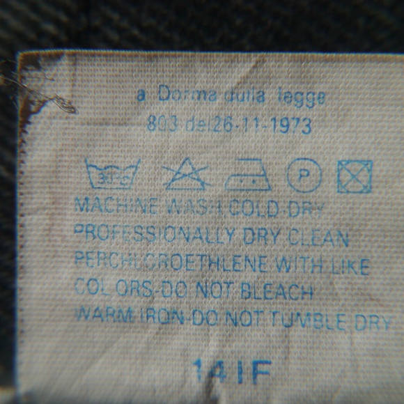 Versace jeans 1980s vintage Black all original with labels intact - Picture 6 of 10